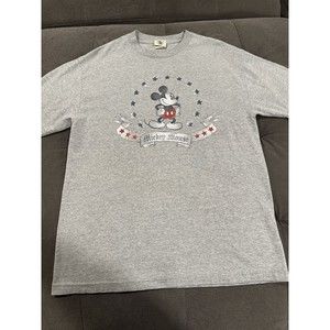 Rare VTG MICKEY & CO Spellout T Shirt Y2K Disney Large